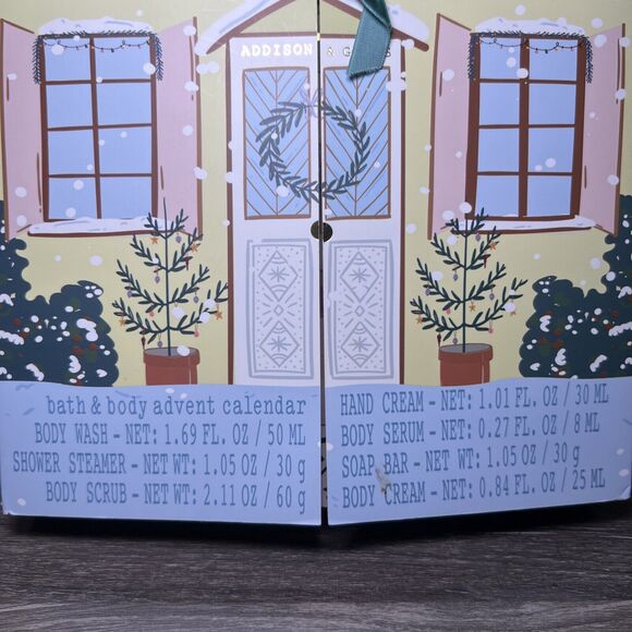 Addison & Gates Body Care Gift Sampler Set 7 Days Champaign Grapefruit NEW - Picture 2 of 10